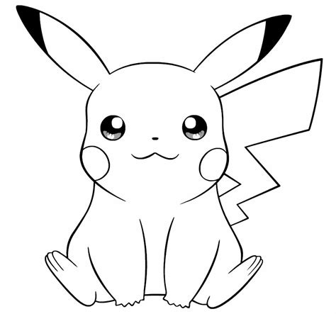 pikachu colorir|Pikachu para Colorir: +60 Desenhos Lindos para。